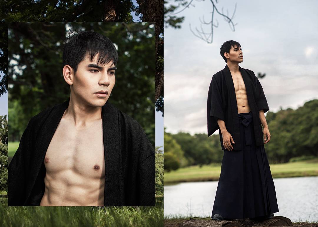 Customer wearing Sumo Vintage